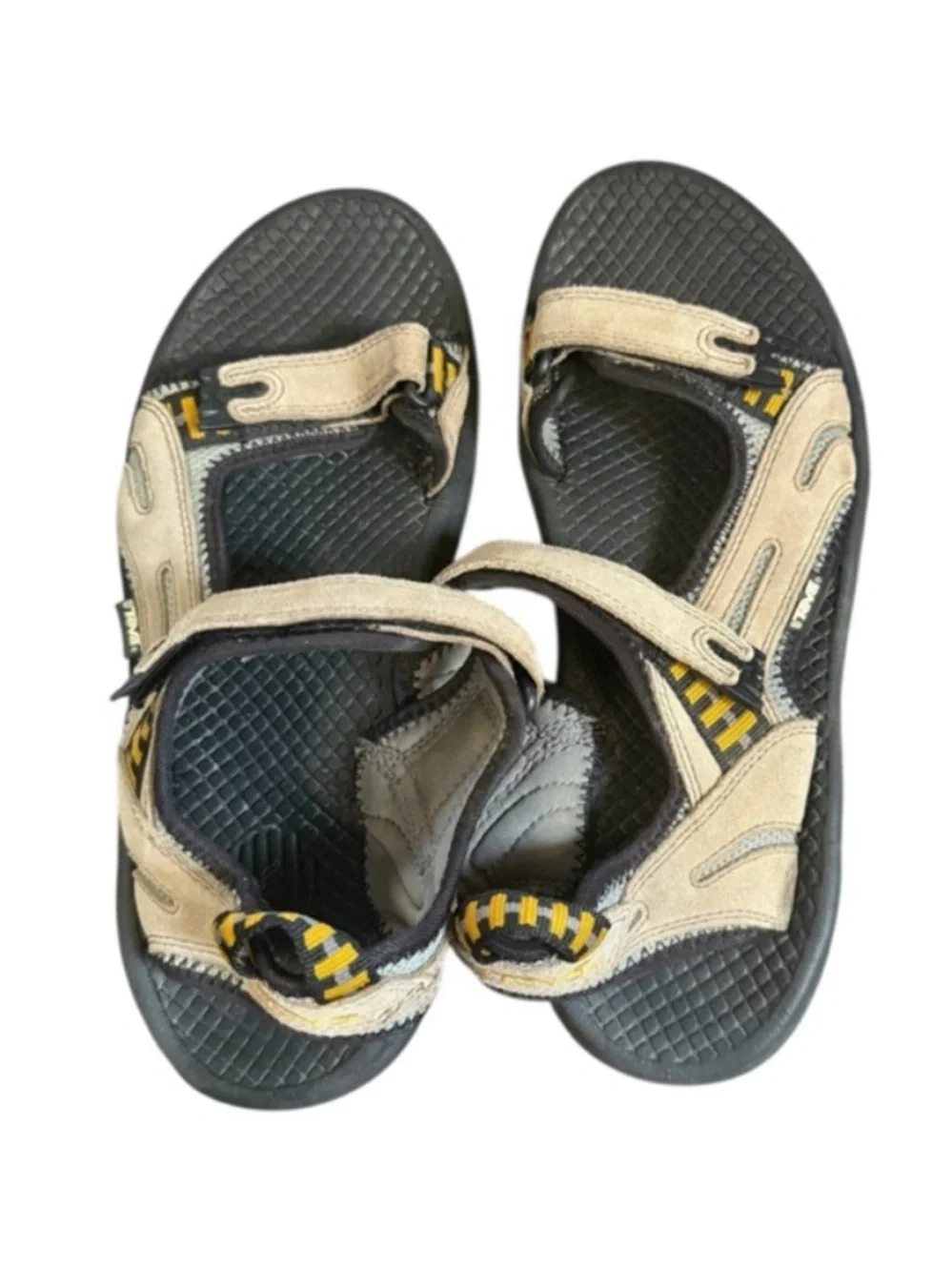 Teva Men's Sandals Beige Black Size 11